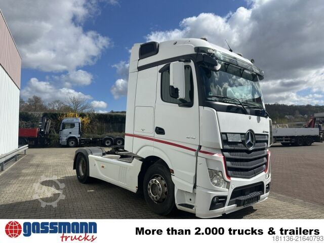 Standard tractor unit Mercedes-Benz Actros 1845 LS 4x2, StreamSpace, Kipphydraulik