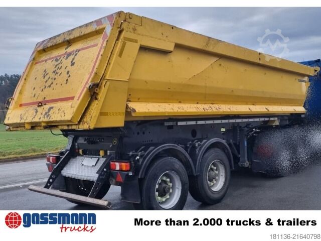 Semirremolque volquete Meiller MHKS 44/2, Halfpipe ca. 25 cbm, hydr. Heckklappe
