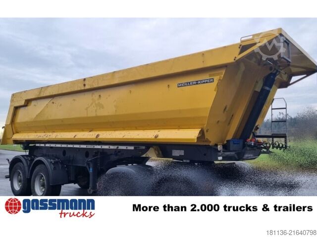 Semirremolque volquete Meiller MHKS 44/2, Halfpipe ca. 25 cbm, hydr. Heckklappe