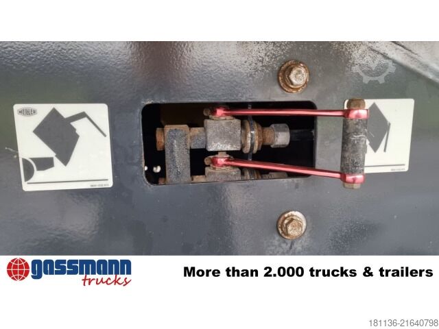 Semirremolque volquete Meiller MHKS 44/2, Halfpipe ca. 25 cbm, hydr. Heckklappe