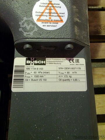 Vakuum pumpa Busch Mink MM 1144B V03 Vacuum Pump