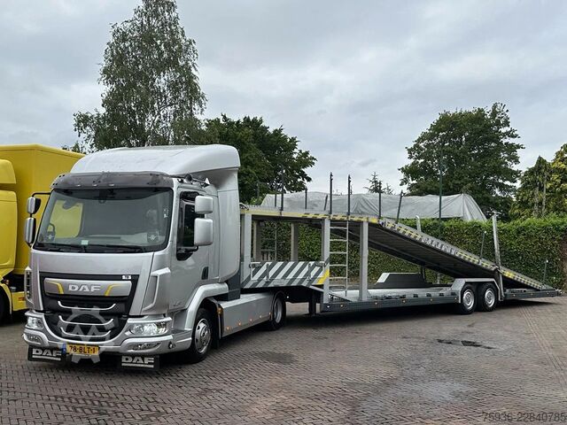 Furgon samochodowy do przewozu aut DAF LF 230 5 Car Veldhuizen Autotransporter Euro 6 ...