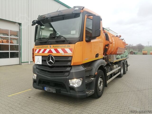 Saugwagen Mercedes-Benz Actros 2551 L 6x2 / Domos 15