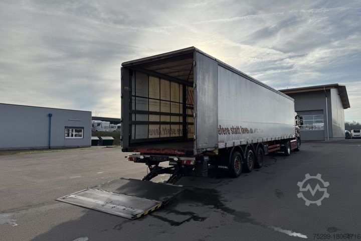 Ανοιχτό ημιρυμουλκούμενο με μουσαμά  S 24 Plane Hebebühne / Swiss-Vehicle