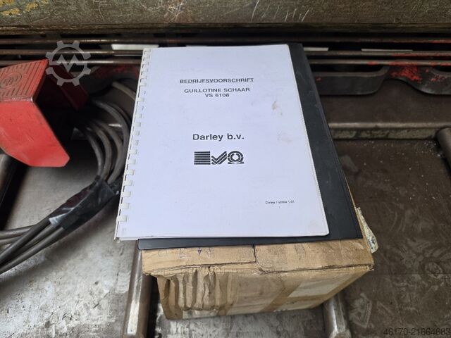 Hidraulikus guillotine olló DARLEY VS 6008