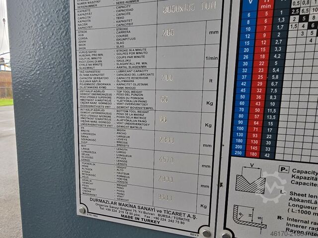 Abkant presă DURMA AD-R 30135