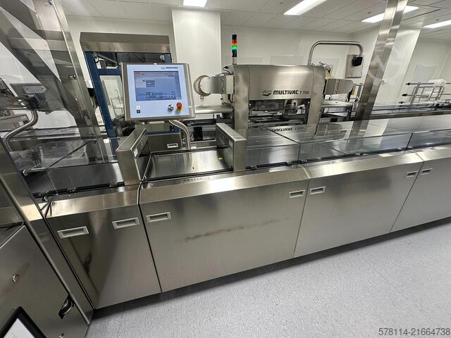 Blister packaging machine Multivac Semi Automatic Packaging Line