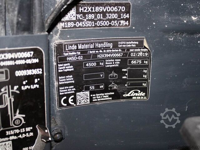  Linde H 45 D-02  394