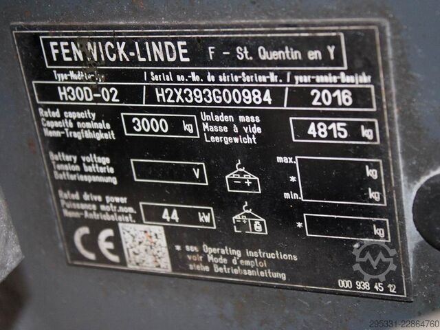  Linde H 30 D-02  393