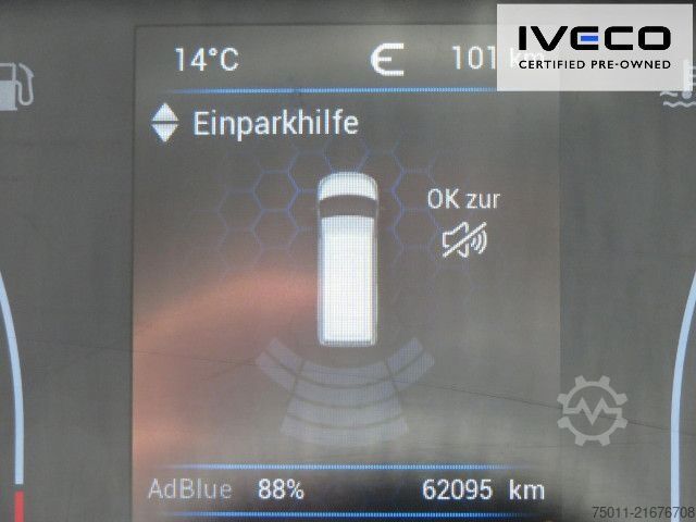 Furgão de teto alto IVECO Daily 35S16V Klima, Schalter, PDC, lang+ hoch