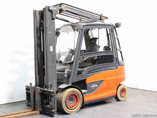 Elektrikli 4 tekerlekli forklift Linde E 50 HL-01  388