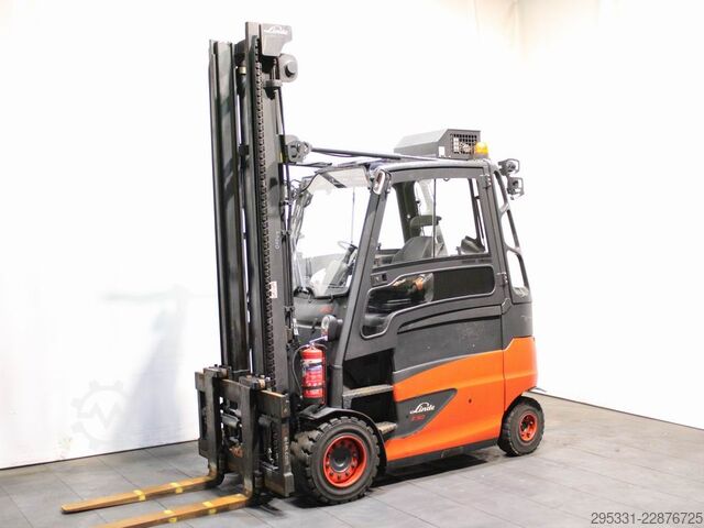 Elektrikli 4 tekerlekli forklift Linde E 50 HL