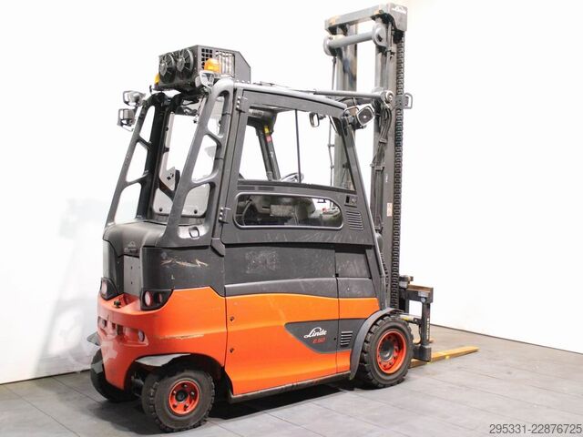 Elektrikli 4 tekerlekli forklift Linde E 50 HL
