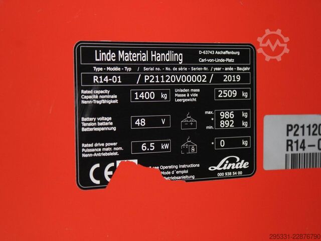Retraktorový vozík Linde R 14-01  1120