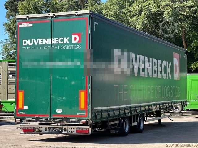 Open semitrailer with tarp H&W HWDPSS32 Curtainsider 2-Achser