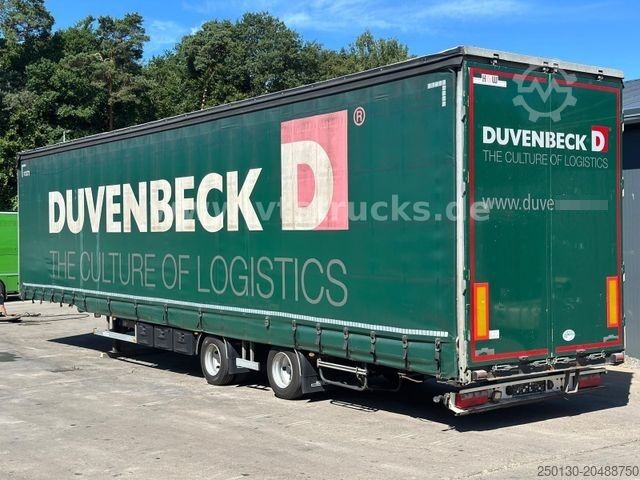 Open semitrailer with tarp H&W HWDPSS32 Curtainsider 2-Achser