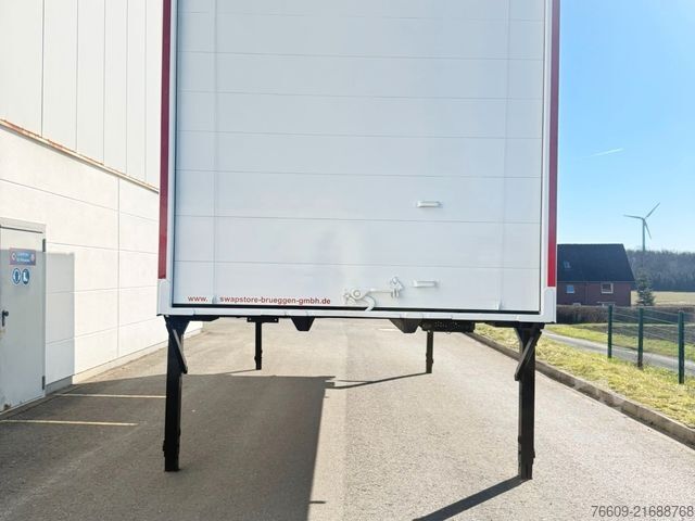 Wissellaadbak oplegger KRONE Durchladeeinheit 2 x Rolltor