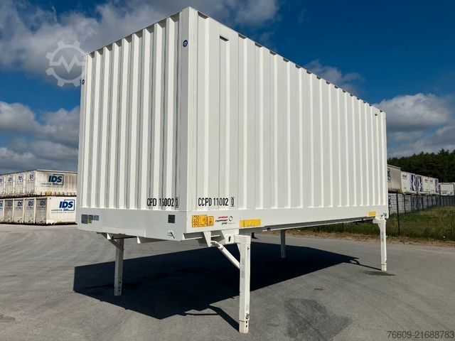 Swap body trailer KRONE Wechselbrücke Koffer