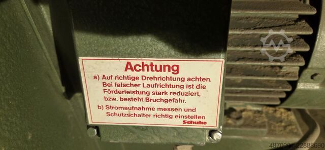 Centrifugal fan Schuko Radialventilator / Absaugventilat 