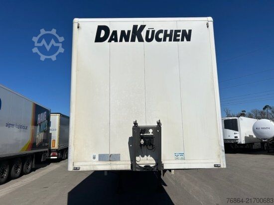 Semirremolque caja  GFöLLNER 1-ACHS KOFFERAUFLIEGER MIT LENKACHSE