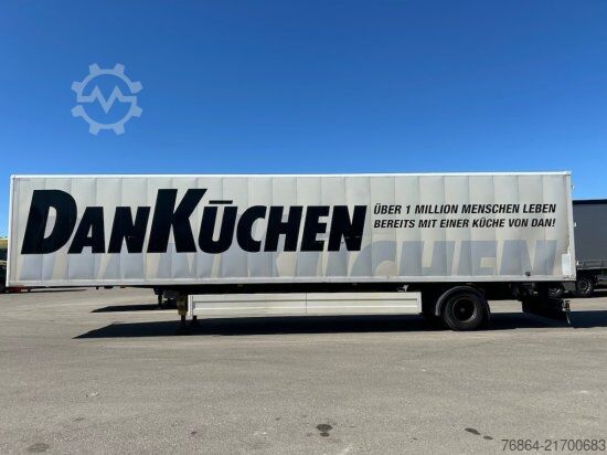 Semirremolque caja  GFöLLNER 1-ACHS KOFFERAUFLIEGER MIT LENKACHSE