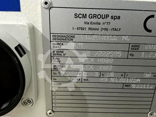 πολυάξονο δράπανο SCM Cyflex H800