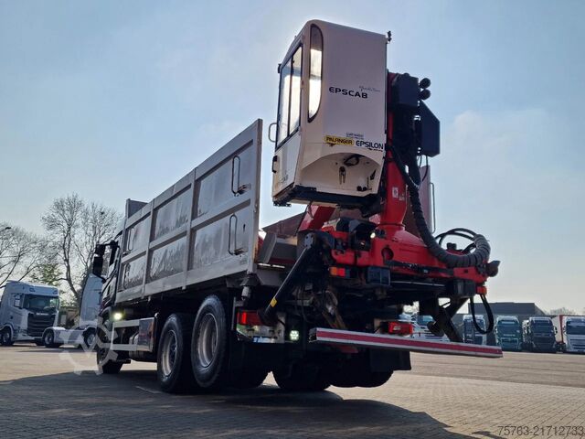 Tipper with crane Scania G500 6x2 - Tipper + Palfinger epsilon M110L - R...