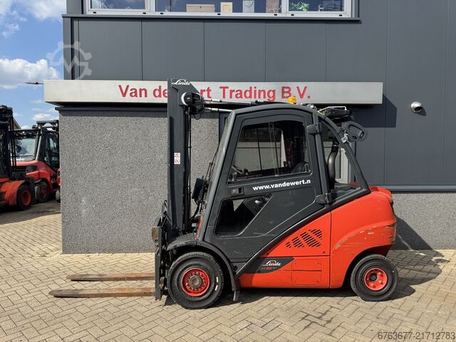 Linde H35D-02 Duplex 370 Freelift / Sideshift / Fork Positioner VW Diesel 2018 LINDE H35D-02 Duplo 370 Freelift / Sideshift / Vorkversteller VW Diesel 2018