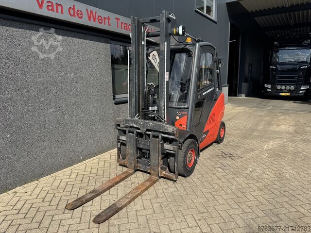Linde H35D-02 Duplex 370 Freelift / Sideshift / Fork Positioner VW Diesel 2018 LINDE H35D-02 Duplo 370 Freelift / Sideshift / Vorkversteller VW Diesel 2018