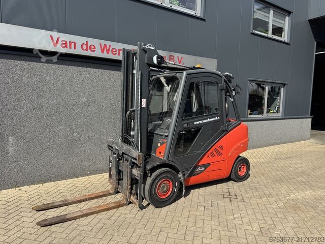 Linde H35D-02 Duplex 370 Freelift / Sideshift / Fork Positioner VW Diesel 2018 LINDE H35D-02 Duplo 370 Freelift / Sideshift / Vorkversteller VW Diesel 2018