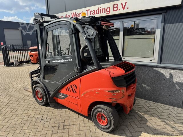 Linde H35D-02 Duplex 370 Freelift / Sideshift / Fork Positioner VW Diesel 2018 LINDE H35D-02 Duplo 370 Freelift / Sideshift / Vorkversteller VW Diesel 2018