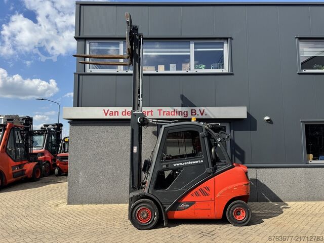 Linde H35D-02 Duplex 370 Freelift / Sideshift / Fork Positioner VW Diesel 2018 LINDE H35D-02 Duplo 370 Freelift / Sideshift / Vorkversteller VW Diesel 2018