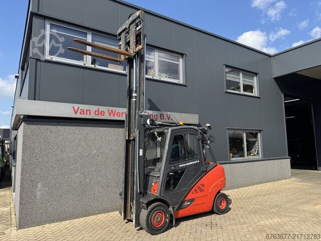 Linde H35D-02 Duplex 370 Freelift / Sideshift / Fork Positioner VW Diesel 2018 LINDE H35D-02 Duplo 370 Freelift / Sideshift / Vorkversteller VW Diesel 2018