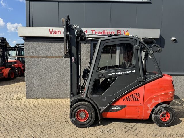 Linde H35D-02 Duplex 370 Freelift / Sideshift / Fork Positioner VW Diesel 2018 LINDE H35D-02 Duplo 370 Freelift / Sideshift / Vorkversteller VW Diesel 2018