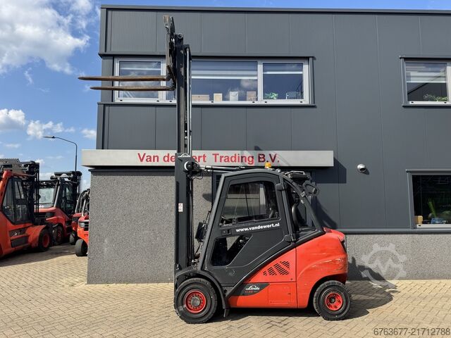 Linde H35D-02 Duplex 370 Freelift / Sideshift / Fork Positioner VW Diesel 2018 LINDE H35D-02 Duplo 370 Freelift / Sideshift / Vorkversteller VW Diesel 2018