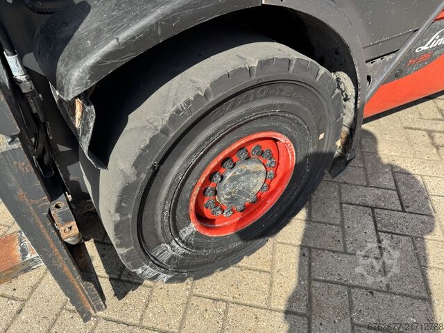 Linde H35D-02 Duplex 370 Freelift / Sideshift / Fork Positioner VW Diesel 2018 LINDE H35D-02 Duplo 370 Freelift / Sideshift / Vorkversteller VW Diesel 2018