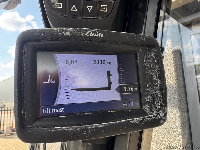 Linde H35D-02 Duplex 370 Freelift / Sideshift / Fork Positioner VW Diesel 2018 LINDE H35D-02 Duplo 370 Freelift / Sideshift / Vorkversteller VW Diesel 2018