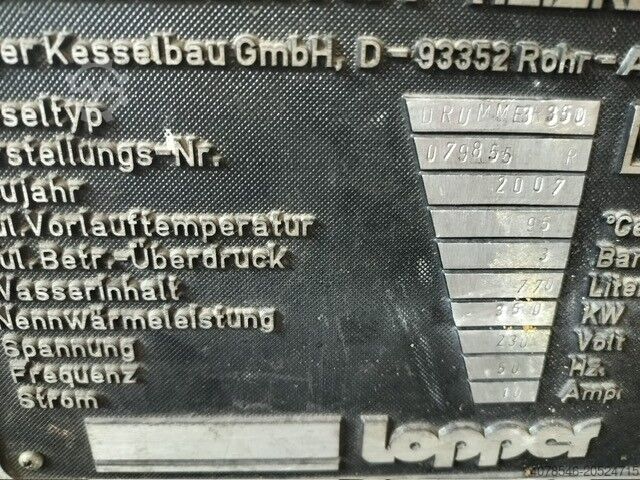 Verwarming LOPPER DRUMMER 350