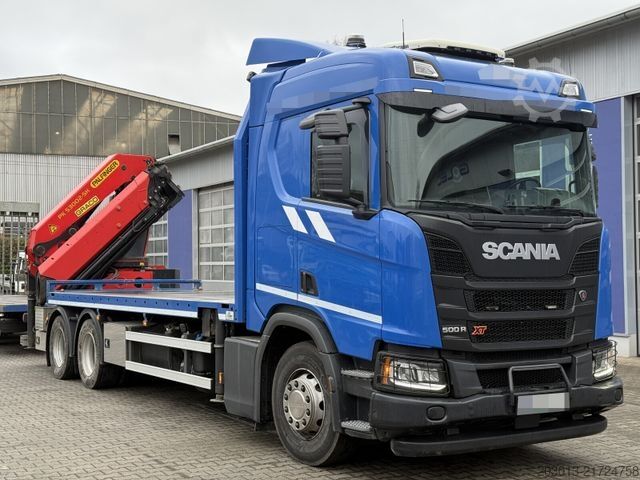 Autolaadkraan SCANIA R500 6x4 Pritsche mit Kran Palfinger PK53002 SH