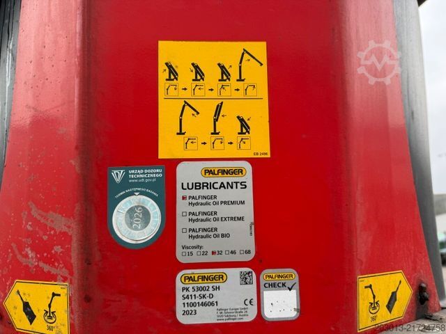 Autolaadkraan SCANIA R500 6x4 Pritsche mit Kran Palfinger PK53002 SH