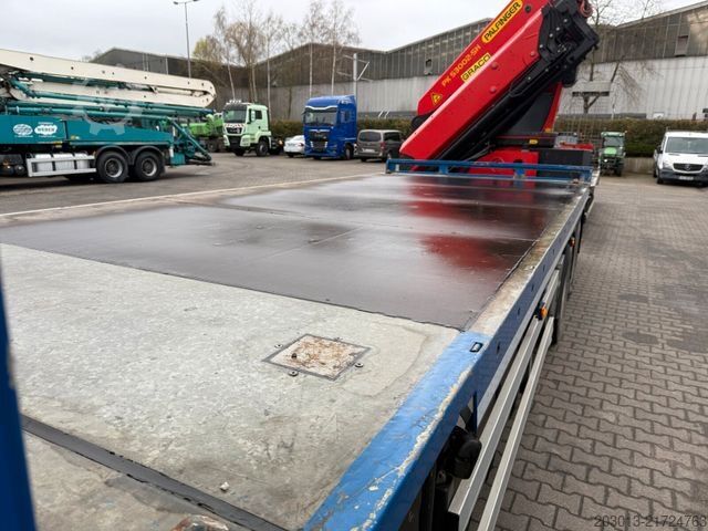 Vrachtauto met open laadbak SCANIA R500 6x4 Pritsche mit Kran Palfinger PK53002 SH
