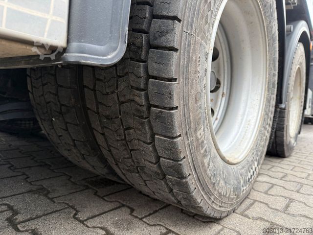 Vrachtauto met open laadbak SCANIA R500 6x4 Pritsche mit Kran Palfinger PK53002 SH