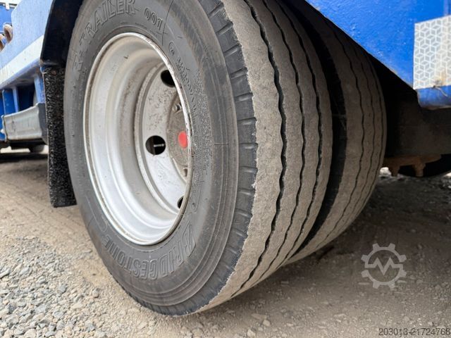 Naczepa niskopodwoziowa LANGENDORF SATÜ 30-10,0M Tieflader 3 Achse - mit Radmulden