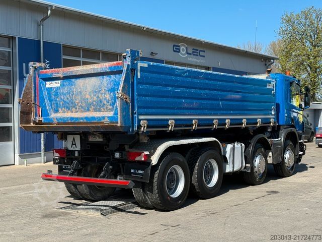 Kiepwagen SCANIA P 410 8x4 Dreiseitenkipper DAUTEL