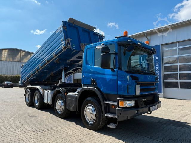 Driezijdige kipper SCANIA P 410 8x4 Dreiseitenkipper DAUTEL