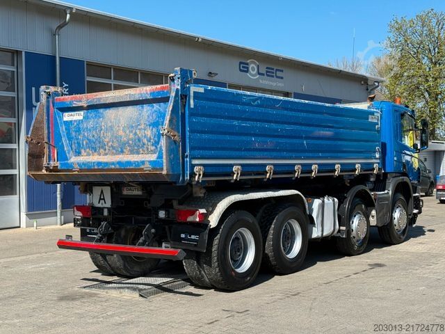 Driezijdige kipper SCANIA P 410 8x4 Dreiseitenkipper DAUTEL