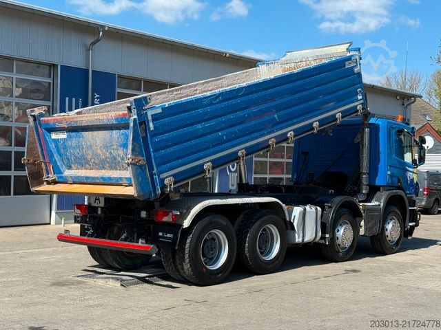 Driezijdige kipper SCANIA P 410 8x4 Dreiseitenkipper DAUTEL