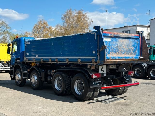 Driezijdige kipper SCANIA P 410 8x4 Dreiseitenkipper DAUTEL