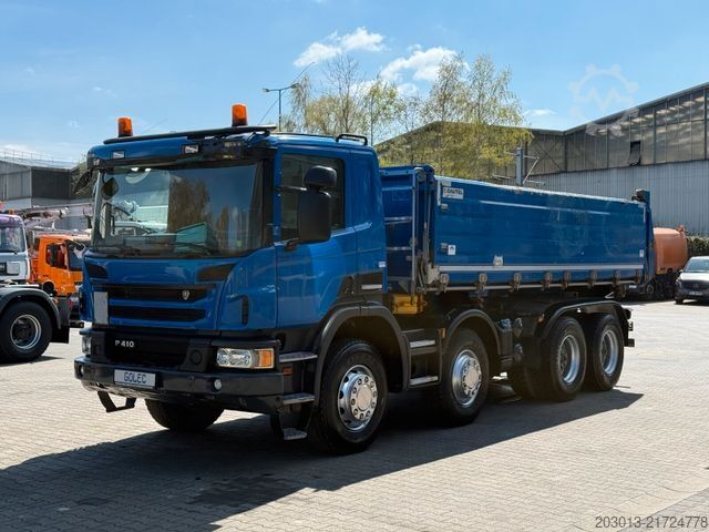 Driezijdige kipper SCANIA P 410 8x4 Dreiseitenkipper DAUTEL