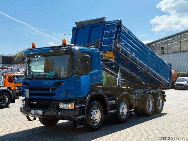 Driezijdige kipper SCANIA P 410 8x4 Dreiseitenkipper DAUTEL